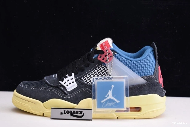 HYPE OFF NOIR DC9533-001 AIR 4 JORDAN RETRO UNION 0813